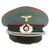 Original German WWII Early Heer Army Artillery Officer Schirmmütze Visor Cap by J.A. Hierteis Söhne - Excellent Condition Original Items