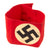 Original German Early WWII NSDAP - SA Multi-piece Wool Felt & Rayon Overcoat Armband - Service Used Original Items