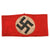 Original German WWII Early NSDAP & SA Multi-piece Wool Felt and Rayon Overcoat Armband Original Items