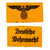 Original Set of Two German WWII Embroidered Armbands: State Service by W.J. Redner & Deutsche Wehrmacht Original Items