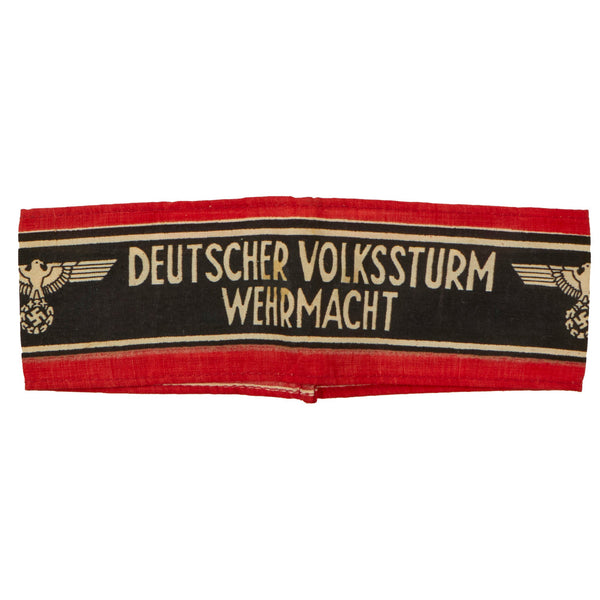 Original German WWII Deutscher Volkssturm Wehrmacht Armband - Service ...