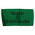 Original German WWII Printed Green Reichsbahn National Railway Armband with Faded Depot Stamp Original Items