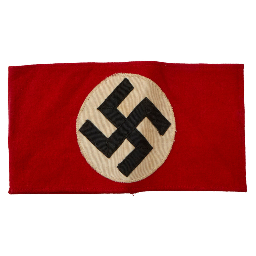 Original German Early WWII NSDAP / SA Multi-piece Wool Felt & Rayon Armband Original Items
