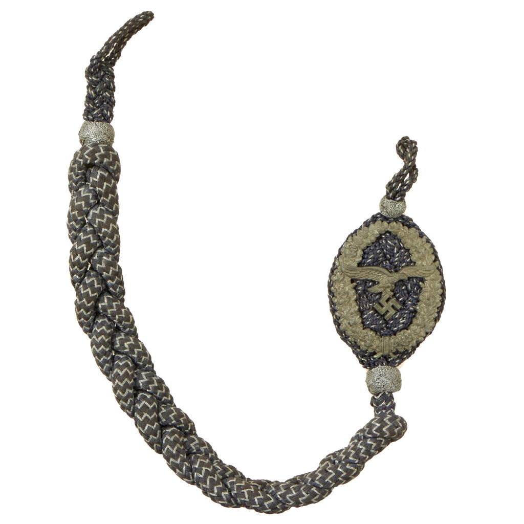 Original German WWII Grade I Luftwaffe Air Force Marksmanship Lanyard Original Items