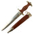 Original German Early WWII SA Dagger by Rare Maker Wilhelm Kober of Suhl with Later War Scabbard Original Items