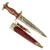 Original German Early WWII SA Dagger by Rare Maker ASSO Artur Schüttelhöfer & Co. with Scabbard and Hanger Original Items