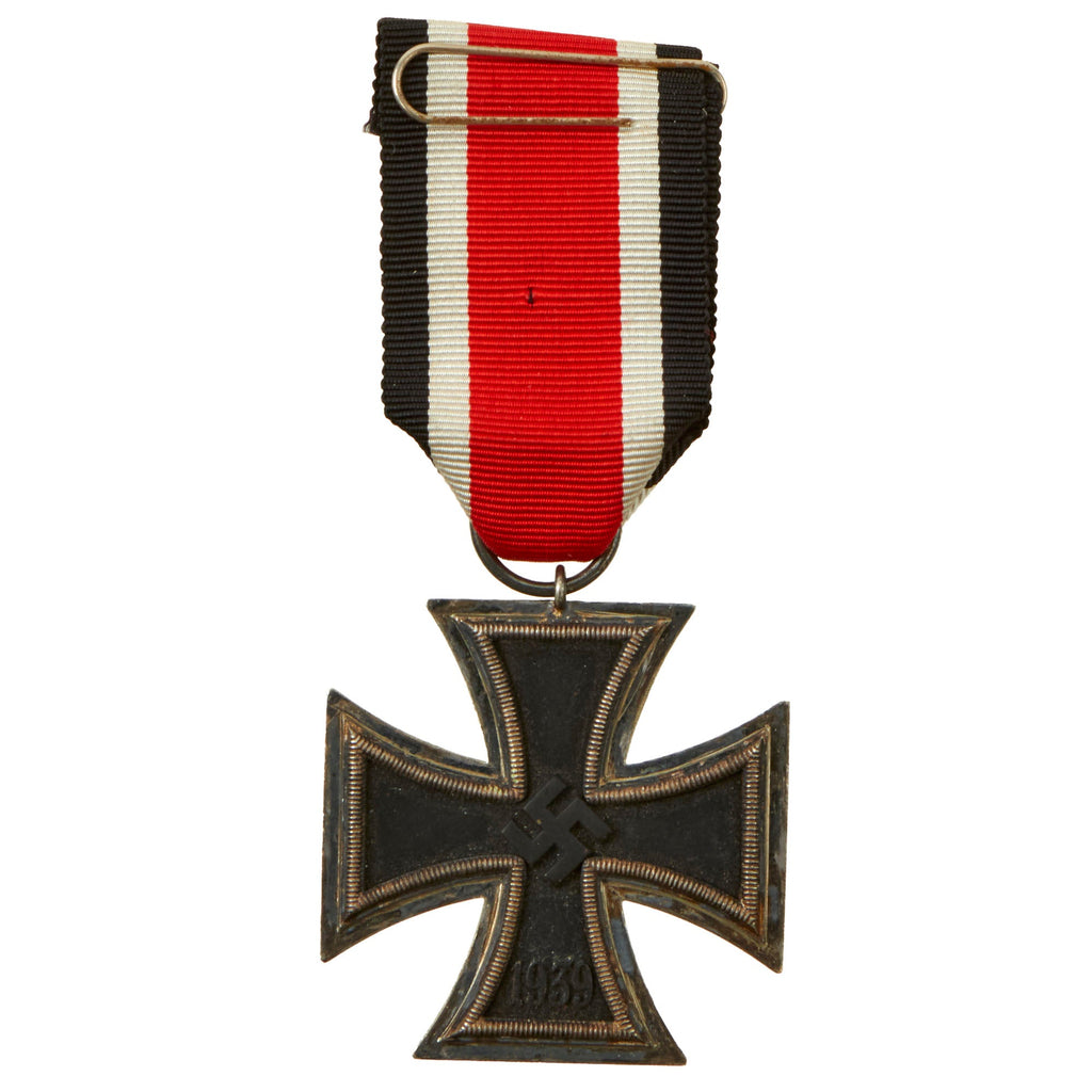 Original German WWII Wehrmacht Iron Cross 2nd Class 1939 by Anton Schenkls Nachfolger with Ribbon - EKII Original Items