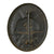 Original German WWII Set of Two Wound Badges - Early Brass 2nd Class in Silver and Steel 3rd Class in Black Original Items
