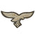 Original German WWII Luftwaffe Machine Embroidered Breast Eagle Original Items