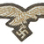 Original German WWII Luftwaffe Machine Embroidered Breast Eagle Original Items