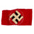 Original German WWII NSDAP Party BeVo Style Machine Embroidered Insignia Armband Original Items