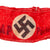 Original German WWII NSDAP Partei-Bereitschaft Party Readiness Printed Cotton Armband Original Items
