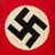 Original German WWII NSDAP National Socialist Vehicle Staff Pennant Flag - 7 ¾" x 14" Original Items
