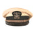 Original U.S. Early WWII Named Navy Officer White Combination Visor Cap - Size 7⅛ Original Items