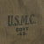 Original U.S. WWII Named Marine Corps Flamethrower Uniform & UNIS Marked Field Gear Grouping - Named USMC KA-BAR & Photo of Veteran with Uniform Original Items