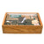 Original U.S. Vietnam War C-Ration Display Case with Cutaway of Box & Labels Original Items
