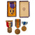 Original U.S. WWI 101st Infantry Regiment 26th Division Engraved Purple Heart & Uniform Piece Grouping with Medals & Insignia - Charles T. Derosier Original Items