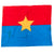 Original Vietnam War North Vietnamese Army Viet Cong Flag with Provenance Note - 27 x 33” Original Items