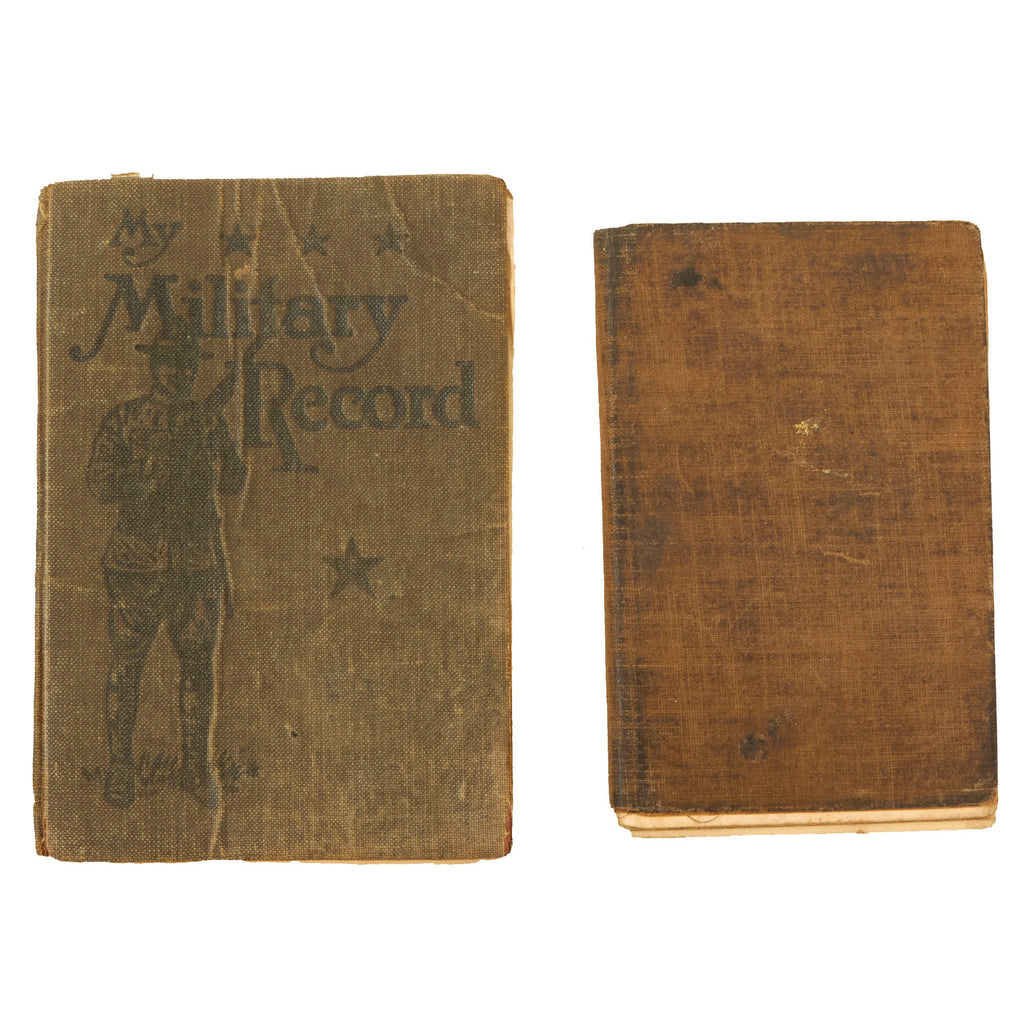 Original U.S. WWI 33rd Division Pair of Diaries to Brothers Frank & Charles Hart - Wounded by Gas Original Items