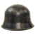 DRAFT - Original German WWII M34 Square Dip NSDAP Double Decal Civic Police Steel Helmet with Liner & Chinstrap - Ordnungspolizei (Copy) Original Items