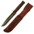 Original U.S. WWII USMC Mark 2 KA-BAR Fighting Knife With Leather Sheath - Marked with Laundry Number Original Items