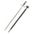 Original German WWII Early Luftwaffe Officer Sword by Paul Weyersberg with Waffen Mark 5 and Leather Covered Scabbard Original Items