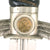 Original German WWII Early Luftwaffe Officer Sword by Paul Weyersberg with Waffen Mark 5 and Leather Covered Scabbard Original Items