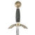 Original German WWII Early Luftwaffe Officer Sword by Paul Weyersberg with Waffen Mark 5 and Leather Covered Scabbard Original Items