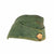 Original German WWII Field Made Waffen SS EM/NCO Field Gray Wool M40 Overseas Side Cap with Insignia Original Items