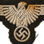 Original German WWII SS EM/NCO Second Pattern Left Sleeve Eagle Insignia - Schutzstaffel Original Items