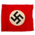 Original German WWII NSDAP National Socialist 14" x 20" Pennant and Small 11" x 14" Flag Set Original Items