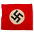 Original German WWII NSDAP National Socialist 14" x 20" Pennant and Small 11" x 14" Flag Set Original Items