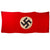 Original German WWII NSDAP Large Double Sided National Political Banner Flag - 110" × 49" Original Items