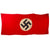Original German WWII NSDAP Large Double Sided National Political Banner Flag - 110" × 49" Original Items