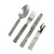 Original German WWII Mess Kit Utensil Set - Set of Steel - Dated 1943 Original Items