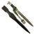 Original German WWII Heer Long 98k Dress Bayonet by Tiger Lauterjung & Co. with NCO Troddel, Scabbard & Frog Original Items