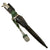 Original German WWII Heer Long 98k Dress Bayonet by Tiger Lauterjung & Co. with NCO Troddel, Scabbard & Frog Original Items