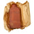Original French WWI Clay Sacred Earth Marker with Dirt from Flanders in Original Box - Made in Paris Original Items