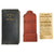 Original French WWI Clay Sacred Earth Marker with Dirt from Lorraine in Original Box - Made in Paris Original Items