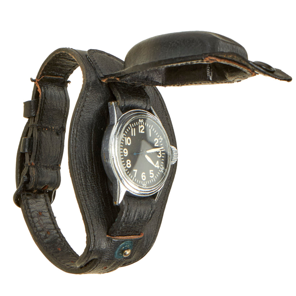 Original U.S. WWII New Old Stock 1943 Type A-11 USAAF Wrist Watch by Elgin With Original Band - Navigation, Type A-11, Substitute Standard Original Items
