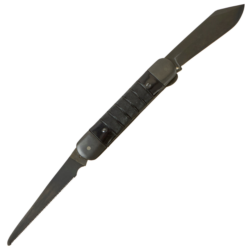 Original U.S. WWII Era Navy Pilot "Big Jack" Survival Knife by Colonial Knife Co. - Excellent Condition Original Items