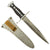 Original U.S. WWII Rare Excellent Condition Ernest “Mooney” Warther Fighting Knife With Correct Sheath - Knives Were Only Marketed To Military Personnel Original Items