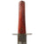 Original U.S. WWII Knife Crafters Broad Spear Point Fighting Knife Constructed From Imported British Pattern 1856 Band Sword by Robert Mole with Leather Sheath Original Items