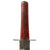 Original U.S. WWII Knife Crafters Broad Spear Point Fighting Knife Constructed From Imported British Pattern 1856 Band Sword by Robert Mole with Leather Sheath Original Items