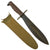Original U.S. WWI Model 1917 Bolo Knife with Rare Steel Scabbard by American Cutlery Co - dated 1918 - With Complete Markings Original Items