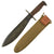 Original U.S. WWI Model 1917 Bolo Knife with Rare Steel Scabbard by American Cutlery Co - dated 1918 - With Complete Markings Original Items