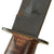 Original U.S. WWII Navy USN Mark 1 Fighting Knife by CAMILLUS with Mk1 Scabbard Original Items