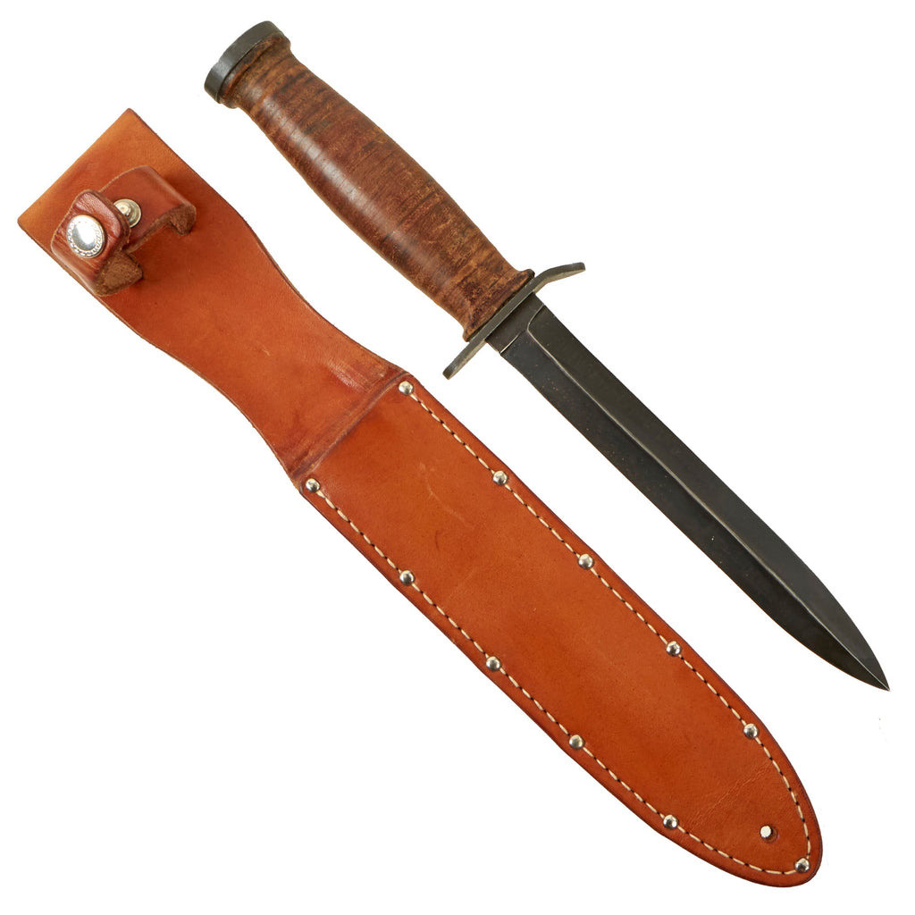 Original U.S. WWII Sterile M3 Fighting Knife Marked G6 with Post War Sheath Original Items