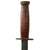Original U.S. WWII Era Rare Straight-Guard Marked “Smooth Handle” M3 Fighting Knife by CASE With Leather Handle and Leather Scabbard Original Items