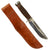Original U.S. WWII Case 337-6”Q Fighting Knife in Correct Leather Sheath - Quartermaster “Q” Knife Original Items